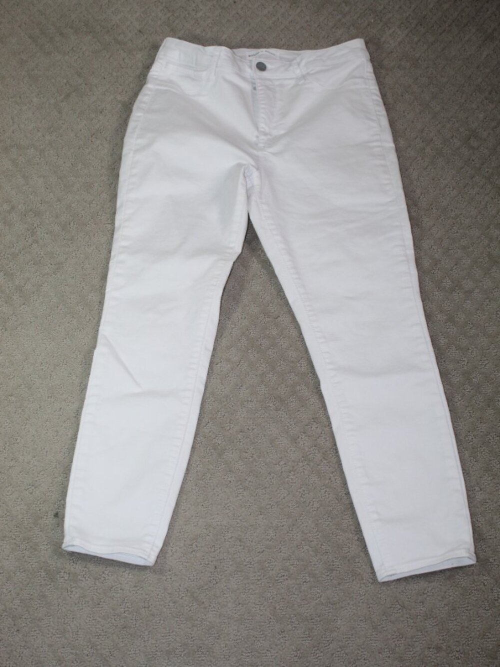 Articles of Society Jeans Womens 29 Mid Rise Skinny Fit White Stretch Size 29